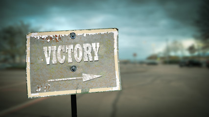 Street Sign to Victory