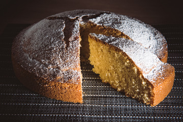 Homemade cake