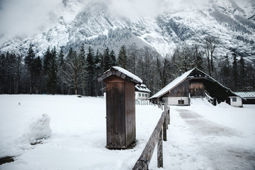 house in the mountains