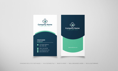doctor personal business card template