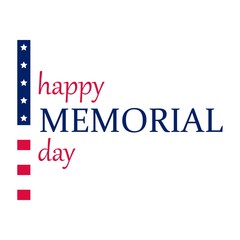 Memorial Day USA. We will not forget. Celebrated in the United States on the last Monday of May. Poster, card, banner, background, T-shirt design.