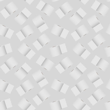 seamless toilet paper pattern on a grey background © 3d_vicka
