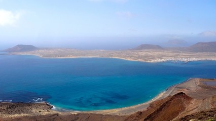 Vue panoramique de Lanzarote, les Canaries - 341277105