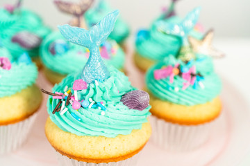 Mermaid cupcakes