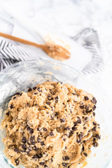 Baking cookies