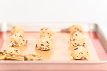 Baking cookies