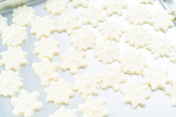 Chocolate snowflakes