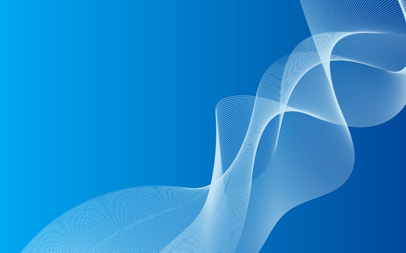 Close-up Of Abstract Patter Over Blue Background