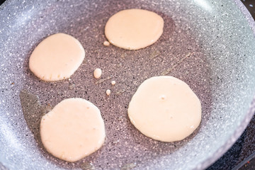 Making pancakes