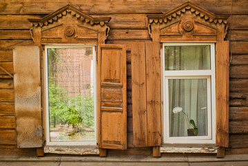 Maison en bois de Sibérie