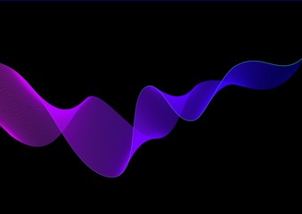 blue abstract wave background