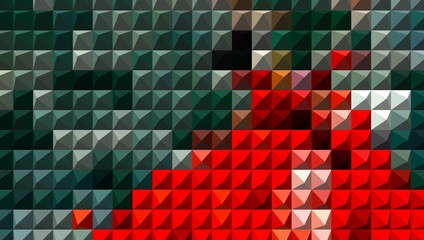 Abstract Colorful Geometrical Artwork,Abstract Graphical Art Background Texture,Modern Conceptual Art.3D Rendering