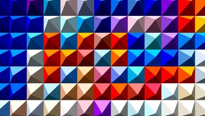 Abstract Colorful Geometrical Artwork,Abstract Graphical Art Background Texture,Modern Conceptual Art.3D Rendering