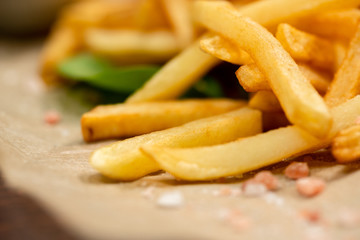 Fresh homemade french fries