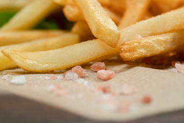 Fresh homemade french fries