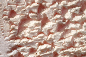 foam surface. wall insulation. Styrofoam sheet panel macro close-up. background structure