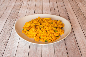 Peruvian seafood rice