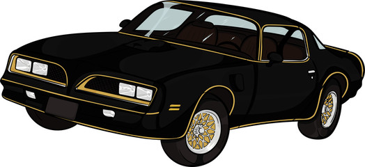 cartoon muscle car,cartoon car,american muscle car,classic car