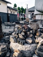 Stones at a shrine