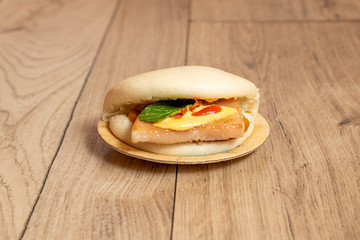 Asian bao sandwich image
