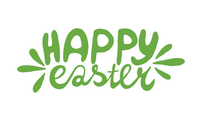 Vector illustration with the inscription happy day. Can be used to print cards and party invitations.