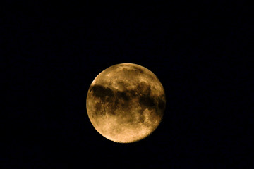 Full frame of the Supermoon..  2020/04/08 Barcelona, Spain