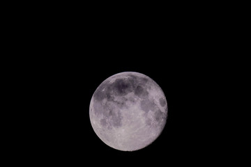 Full frame of the Supermoon..  2020/04/08 Barcelona, Spain