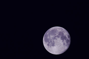 Full frame of the Supermoon..  2020/04/08 Barcelona, Spain