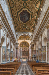 Interior view of San Filippo e Giacomo cathedral
