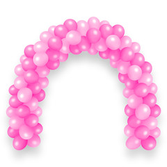 Group of colour helium balloons background.