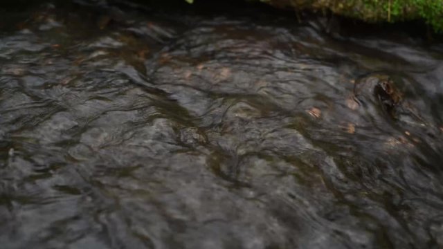 Petit rapide dans une rivi&egrave;re en slider