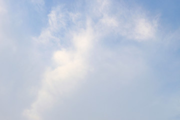 blue sky and clouds for background.     