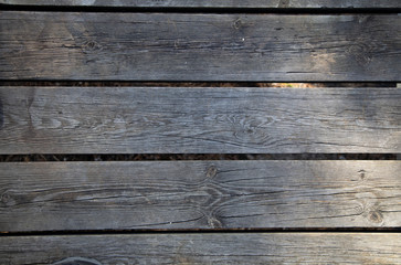 Background of gray wooden boards