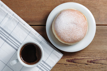 Donut and coffee