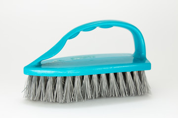 cleaning brushes on a white background