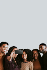Obraz premium Taking a group selfie