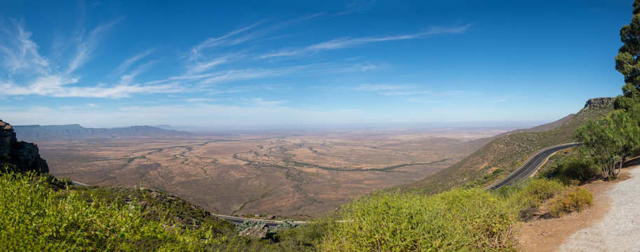 Mountain Pass escarpment Between Western and Northern Cape South Africa Vanrhyns Pass