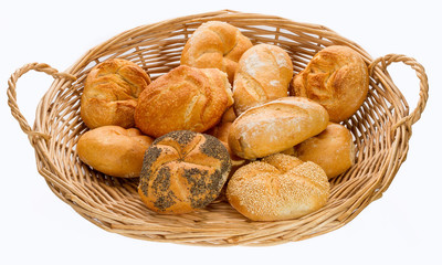 Basket with buns