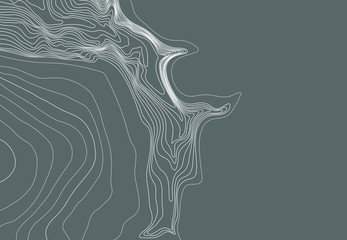 Modern and business abstract design template.Decorative graphic element for card,banner,invitation,cover. Modern shape concept.Trendy 3d landscape background.Stock vector illustration