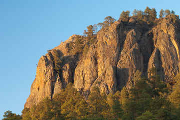 Morro de Pajonales in the Integral Natural Reserve of Inagua. Tejeda. Gran Canaria. Canary Islands. Spain.