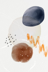 Watercolor abstract design