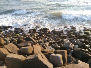 rocks on the beach