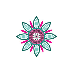 Aboriginal art dots painting icon logo design