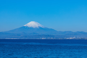 江ノ島から富士山