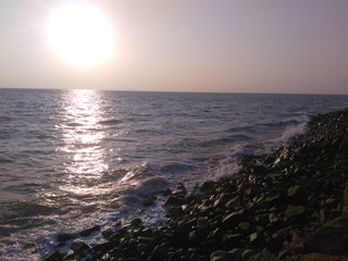 Obraz premium sunset over the sea