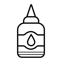 Eye drop bottle icon vector