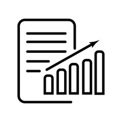 Profit growing icon vector illustration