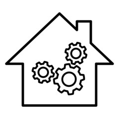 Work from home icon/ Work at home icon