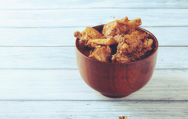 South Indian traditional country chicken curry