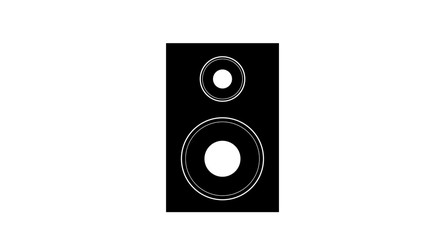 speaker vector icon, audio speaker icon